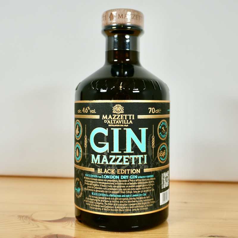 Mazzetti Black Edition Gin, 70 cl, 46 % vol.