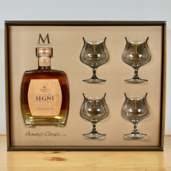 Mazzetti Momento Elevato Grappa Riserva Segni, Geschenkset, 70 cl, 43 % vol.