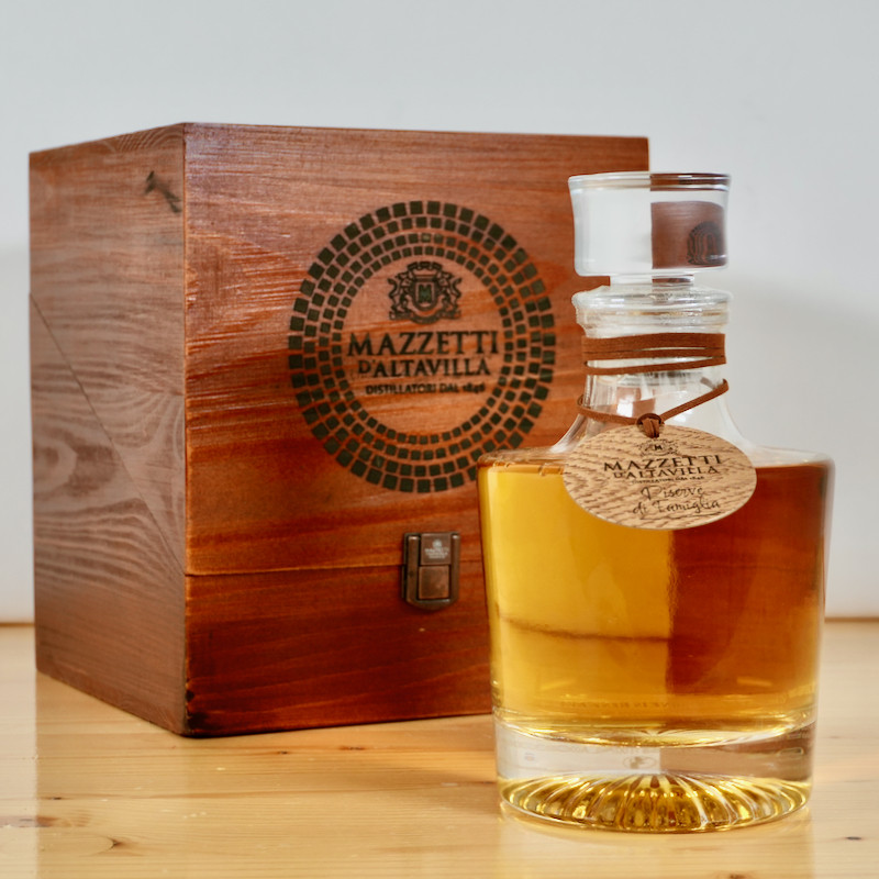 Mazzetti Decanter Cristallo Roero Arneis, Grappa Riserva 2 Anni, 70 cl, 43 % vol.