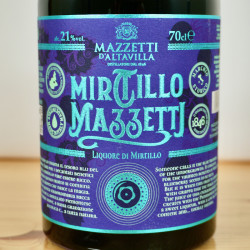 Mazzetti Mirtillo | Heidelbeerlikör aus Piemont, 21 % vol.