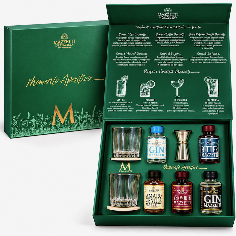 Mazzetti Momento Aperitivo | Geschenkset, 5 × 10 cl