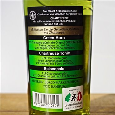 Liqueur - Chartreuse Verte / 70cl / 55% Liqueur 49,00 CHF