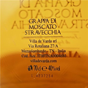 Grappa - Villa De Varda Stravecchia Moscato / 70cl / 40% Grappa 95,00 CHF