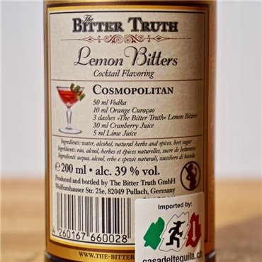 Cocktail Bitter - The Bitter Truth Lemon / 20cl / 39% Cocktail-Bitter 17,00 CHF