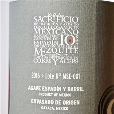 Mezcal - Sacrificio Ensamble / 75cl / 40% Mezcal 100% Agave 53,00 CHF