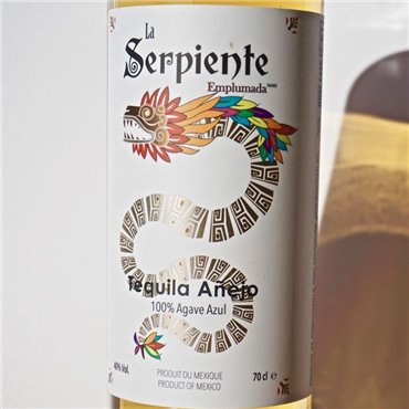 Tequila - La Serpiente Emplumada Anejo / 70cl / 40% Tequila Anejo 52,00 CHF
