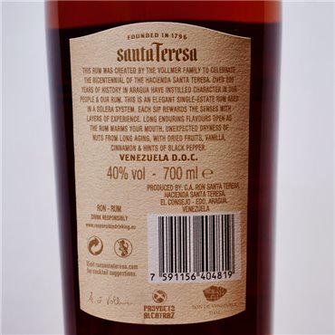 Rum - Santa Teresa Solera 1796 / 75cl / 40%