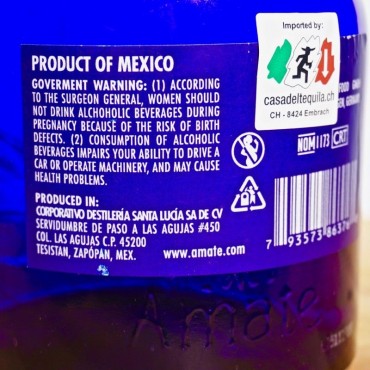 Tequila - Amate Blanco / 70cl / 40% Tequila Blanco 51,00 CHF