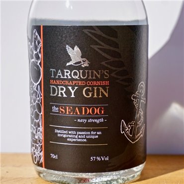Gin - Tarquin’s Cornish Navy Seadog Gin / 70cl / 57% Gin 55,00 CHF