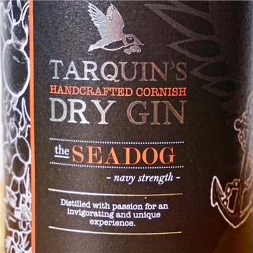 Gin - Tarquin’s Cornish Navy Seadog Gin / 70cl / 57% Gin 55,00 CHF