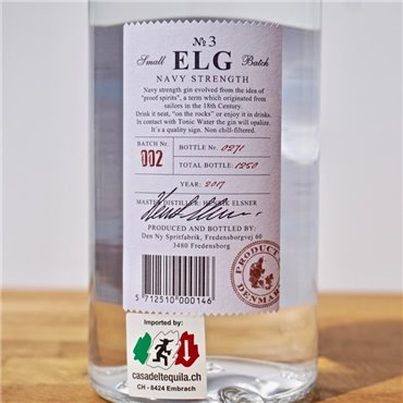 Gin - Elg No.3 Navy Strength / 50cl / 57.2% Gin 55,00 CHF