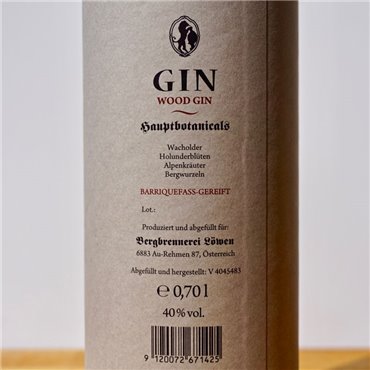 Gin - Loewen Wood Gin / 70cl / 40% Gin 57,00 CHF