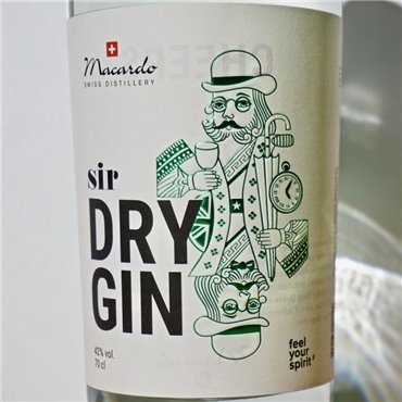 Gin - Macardo Sir Dry Gin / 70cl / 42% Gin 54,00 CHF