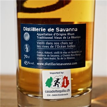 Rum - Savanna Vieux Traditionnel 3 Years / 70cl / 43% Rum 55,00 CHF