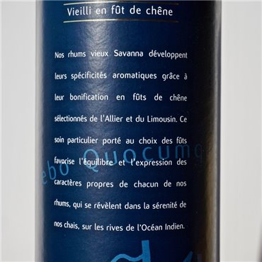 Rum - Savanna Vieux Traditionnel 3 Years / 70cl / 43% Rum 55,00 CHF