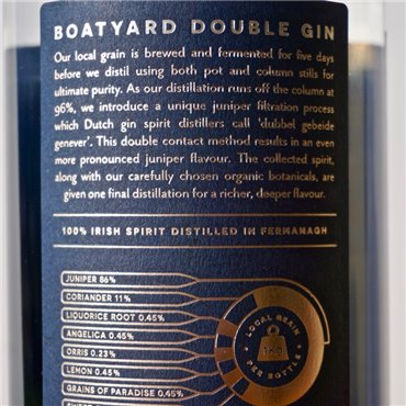 Gin - Boatyard Irish Double Gin / 70cl / 46% Gin 74,00 CHF