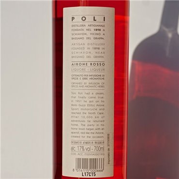 Liqueur - Poli Airone Rosso Aperitivo / 70cl / 17% Liqueur 25,00 CHF