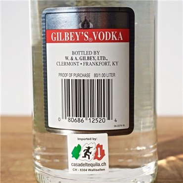 Vodka - Gilbeys / 100cl / 40% Vodka 34,00 CHF