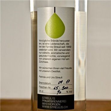 Edelbrand - Streuli's Williams Birnenbrand / 35cl / 40% Edelbrände 46,00 CHF