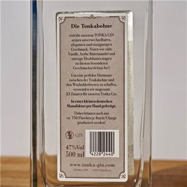 Gin - Tonka Gin / 50cl / 47% Gin 49,00 CHF