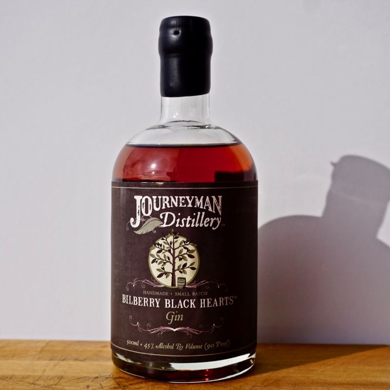 Gin - Journeyman Bilberry Black Hearts Aged Gin / 50cl / 45% Gin 44,00 CHF