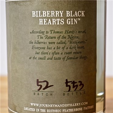 Gin - Journeyman Bilberry Black Hearts Classic / 50cl / 45% Gin 41,00 CHF