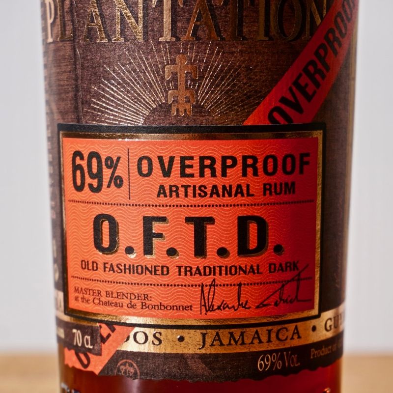 Overproof Rum / OFTD 69% - Plantation 70cl /