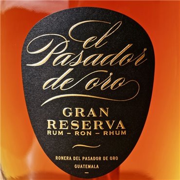 Rum - El Pasador de Oro Gran Reserva / 70cl / 40% Rum 75,00 CHF
