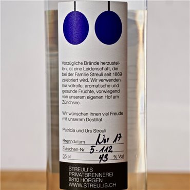 Edelbrand - Streuli's Baslerzwetschge / 35cl / 43% Edelbrände 46,00 CHF