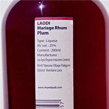 Rum - Laodi Plum Mariage Rhum / 70cl / 25% Rum 55,00 CHF