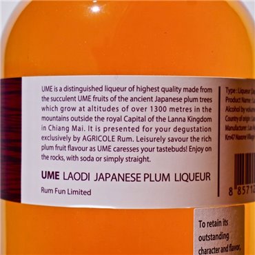 Rum - Laodi Ume Mariage Rhum / 70cl / 23% Rum 65,00 CHF