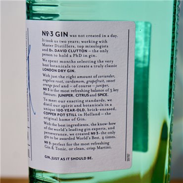 Gin - No. 3 London Dry / 70cl / 46%