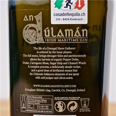 Gin - An Dulaman Irish Maritime Gin / 50cl / 43.2% Gin 49,00 CHF