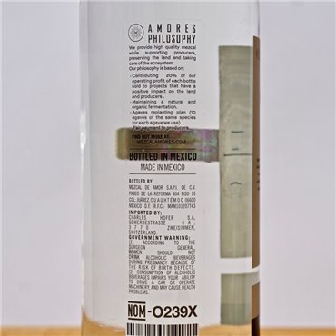 Mezcal - Amores Logia / 70cl / 46% Mezcal Blanco / Joven 69,00 CHF