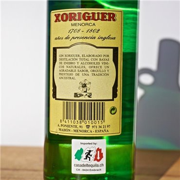 Gin - Xoriguer Mahon / 70cl / 38% Gin 35,00 CHF