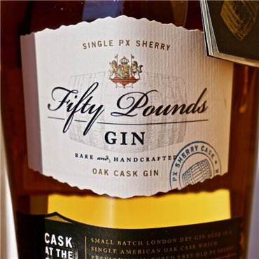Gin - Fifty Pounds Oak Cask / 70cl / 43.5% Gin 329,00 CHF