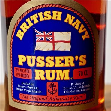 Rum - Pussers British Navy Rum 150 Proof Old Label / 70cl / 75% Rum 53,00 CHF