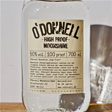 Liqueur - Moonshine O'Donnell High Proof / 70cl / 50%