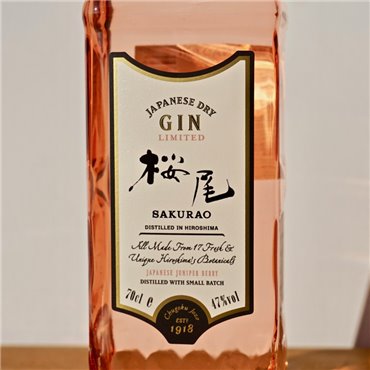 Gin - Sakurao Limited / 70cl / 47%