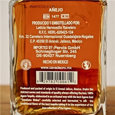 Tequila - Cava de Oro Anejo / 70cl / 40%