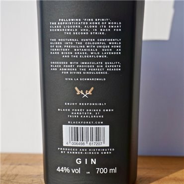 Gin - Black Fôret Gin / 70cl / 44%