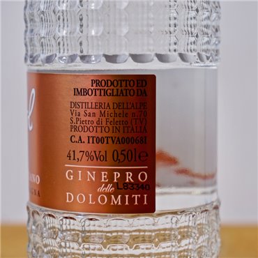 Gin - Kapriol Mt. Pelmo "Brown Bottle" / 50cl / 41.7%