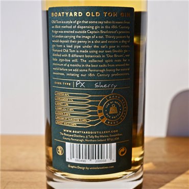 Gin - Boatyard Irish Old Tom Gin / 70cl / 46%