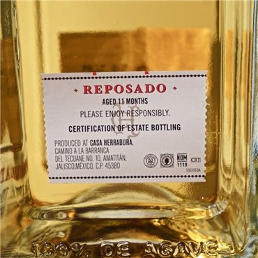 Tequila - Herradura Reposado / 70cl / 40% Tequila Reposado 47,00 CHF