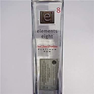 Rum - Elements Eight Platinum 4 Years / 70cl / 40% Rum 54,00 CHF