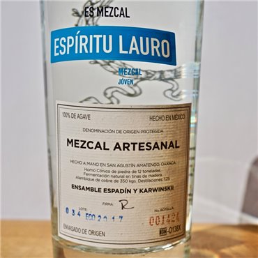 Mezcal - Espiritu Lauro Joven / 70cl / 40%