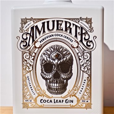 Gin - Amuerte Coca Leaf Gin White Edition / 70cl / 43%