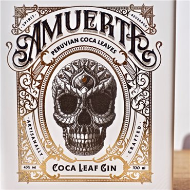 Gin - Amuerte Coca Leaf Gin White Edition / 70cl / 43%