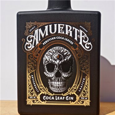 Gin - Amuerte Coca Leaf Gin Black Edition / 70cl / 43%