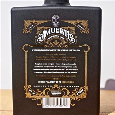 Gin - Amuerte Coca Leaf Gin Black Edition / 70cl / 43%